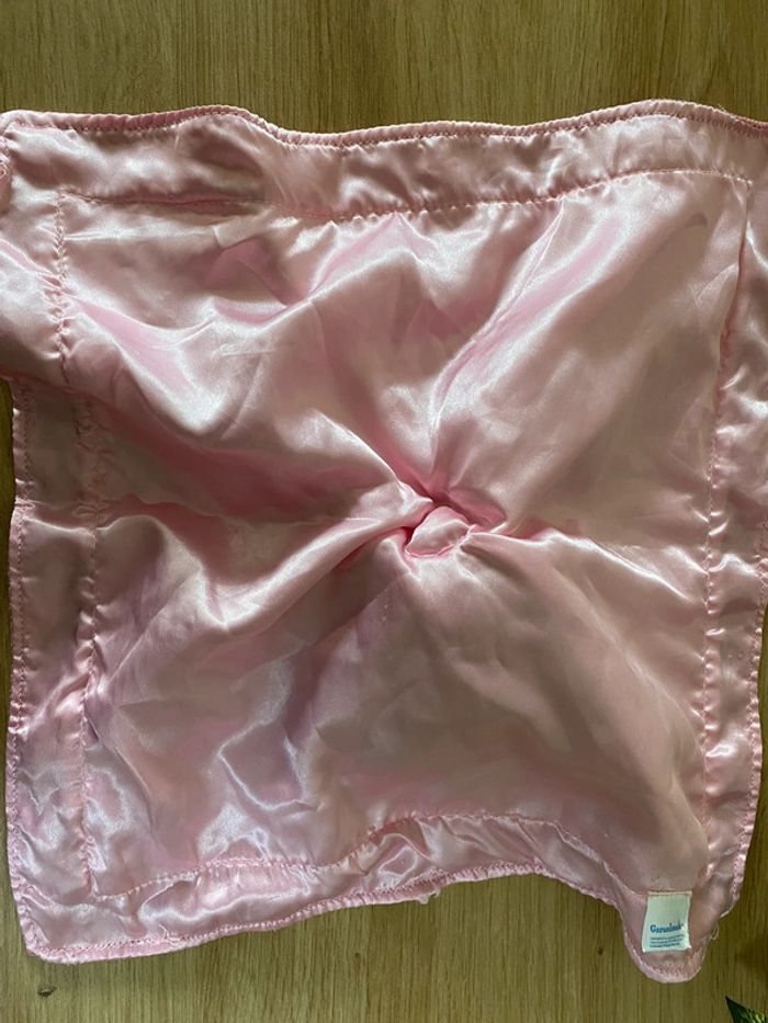 Doudou plat fille poupée couette couverture rose pois my best friend garanimals - photo numéro 3