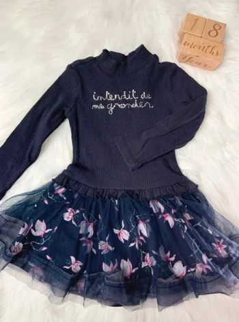 Robe - Interdit de me gronder 👧🏼 18 mois (81 cm)