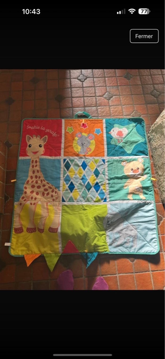 Tapis Sophie la girafe