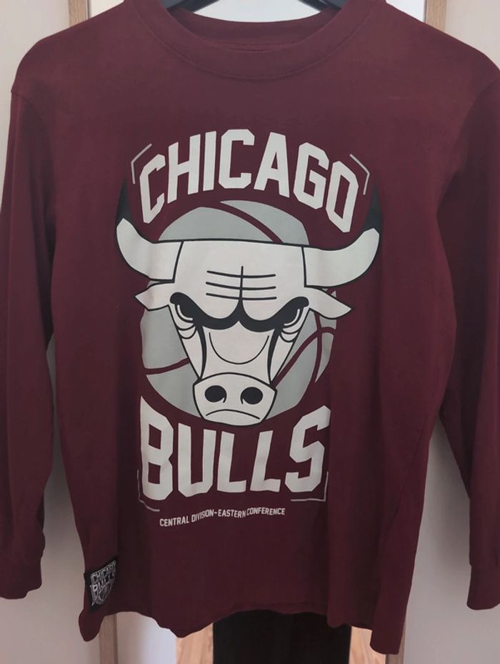 Haut manche longue NBA Chicago Bulls Zara - photo numéro 3