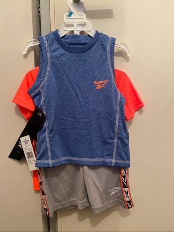 Ensemble 3 pièces reebok 18/24 mois neuf