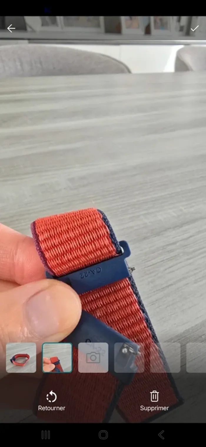 Bracelet pour montre garmin orange - photo numéro 2
