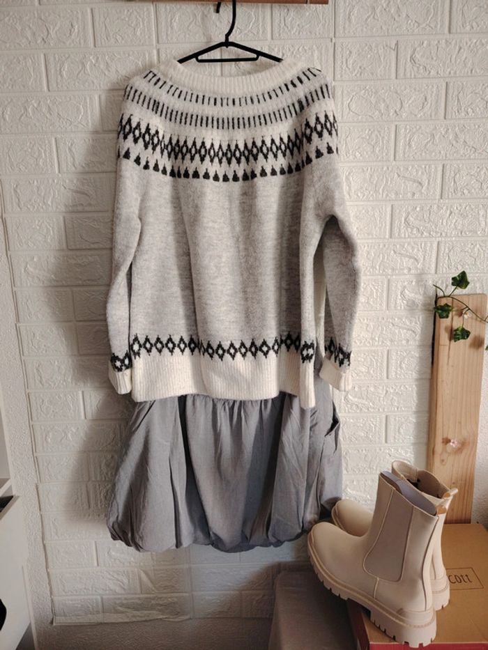 Ensemble pull, jupe et bottines - photo numéro 4