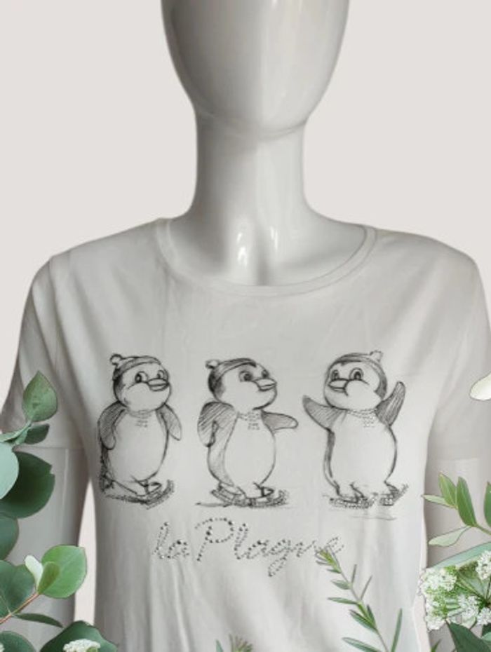 T shirt pingouins femme - photo numéro 2