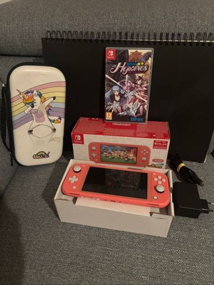 Nintendo switch lite corail