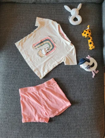 Pyjama été fille 2 pièces 3-4 ans