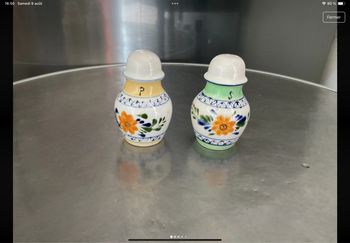 Set salière sel et poivre