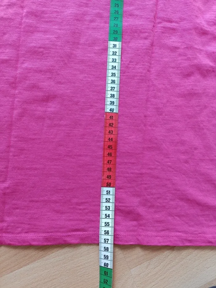 Tee-shirt manches courtes rose fushia - photo numéro 4