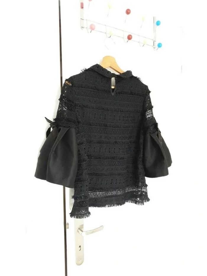 Top dentelle soirée manches longues - photo numéro 7