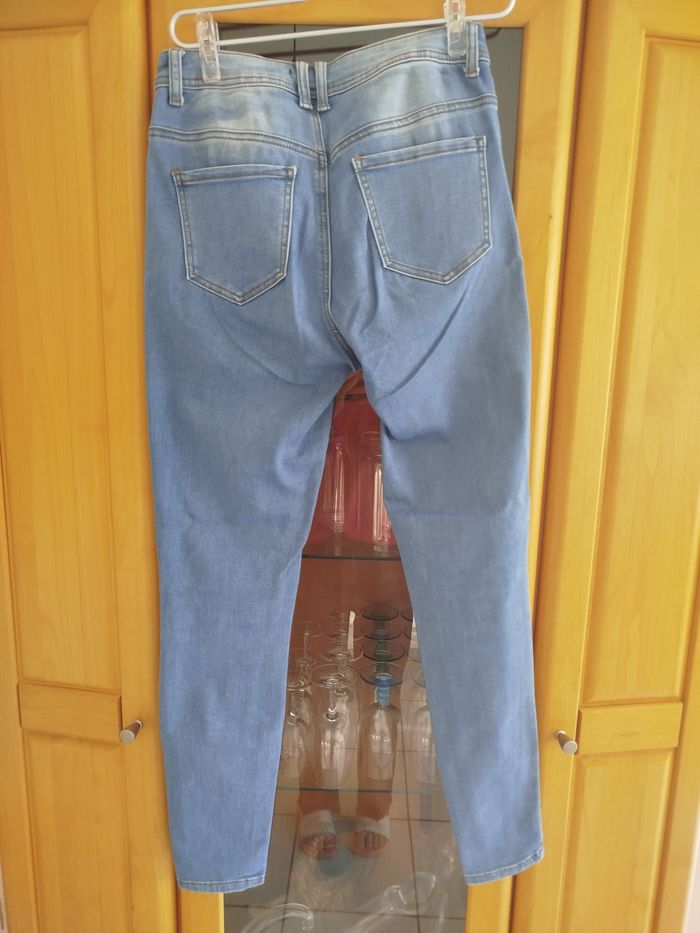 Jean slim bleu taille 38 - photo numéro 4
