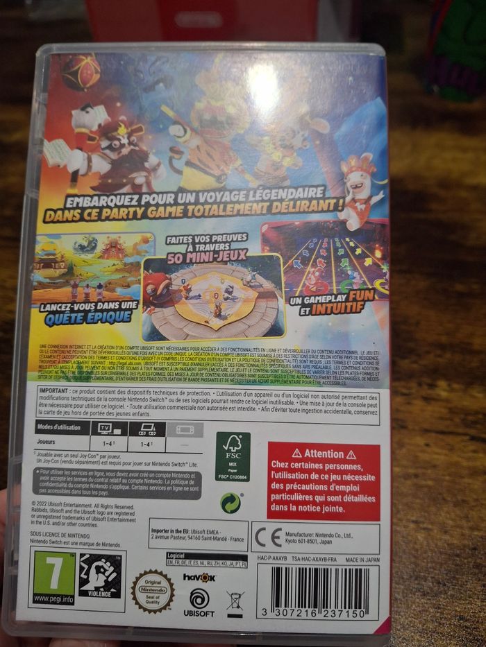 Jeu lapin cretin switch - photo numéro 3