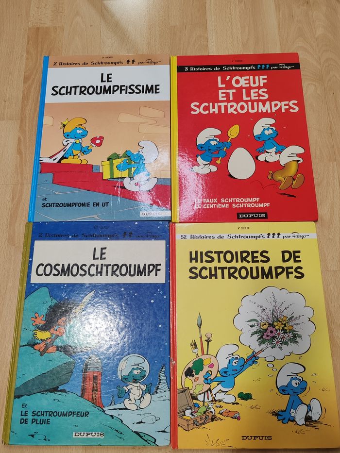Lot de 24 BD Schtroumpfs / Collection BD Schtroumpfs - photo numéro 2