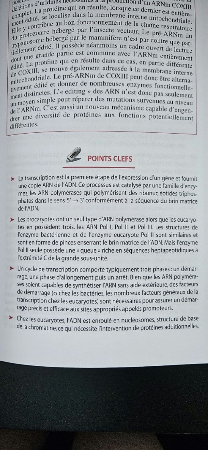 Manuel Biologie moléculaire - Cours + QCM + QROC - Licence/Prépa/Master - photo numéro 10