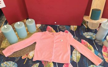 Veste rose/corail 2-3 ans