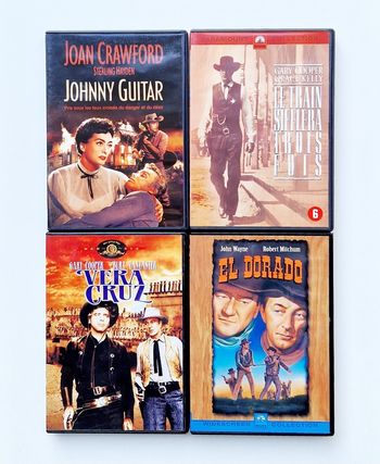 💿 LOT 4 DVD WESTERN