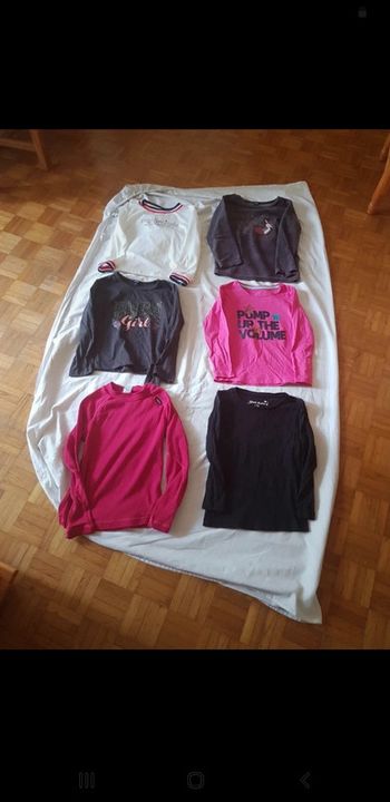 Lot 6 tee-shirt manches longues