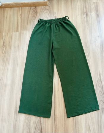 Pantalon vert uni large Boutique Indépendante Taille Unique