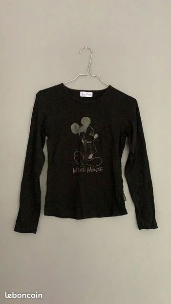 Haut T-Shirt manches Longues Disney Mickey T14 ans