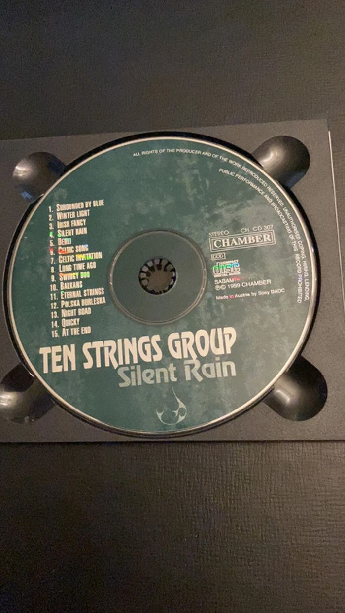 CD. Ten Strings Group. Silent Rain. - photo numéro 5