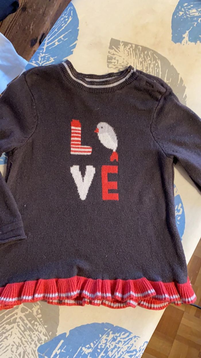 Pull bébé fille Orchestra