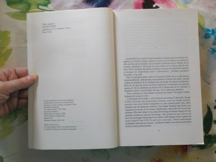 LA PROIE SECRETE de John SANDFORD Ed. Belfond - photo numéro 5