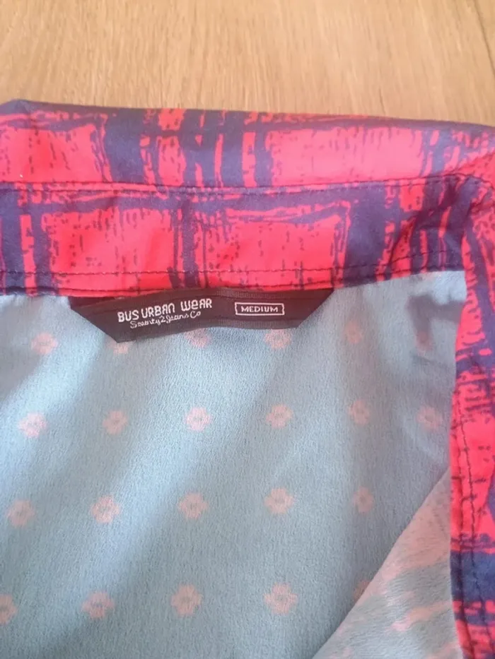 chemise longue motif ecossais M - photo numéro 4