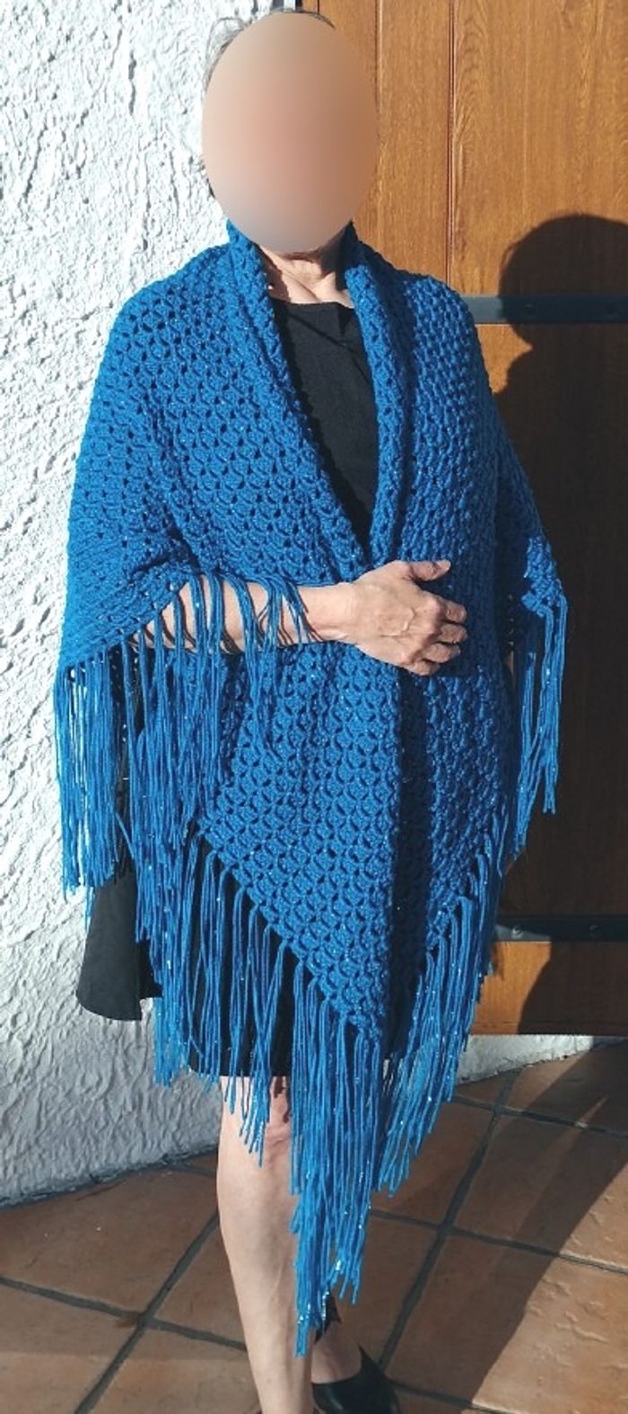 Châle CARAÏBES fait main au crochet - photo numéro 2