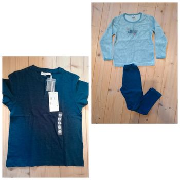 Lot T-shirt MC neuf pyjama petit bateau 6ans