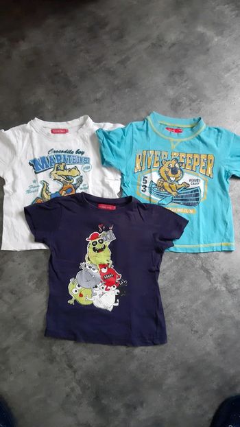 3 t-shirts garçon