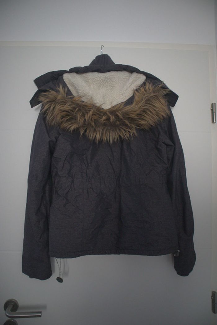 Manteau gris foncé Superdry - photo numéro 3