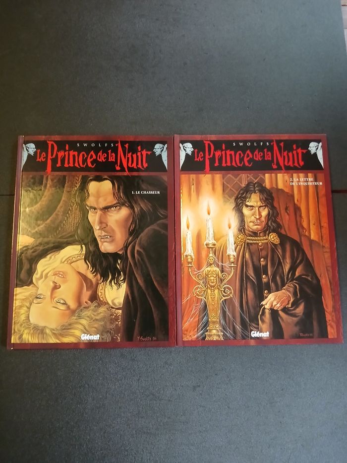 Lot de 2 bd le prince de la nuit 1 et 2