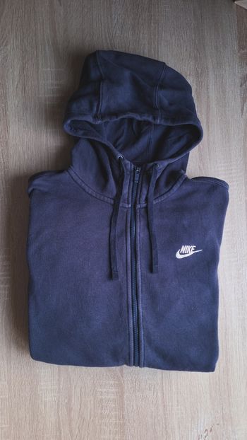 Sweat zippé Nike bleu L