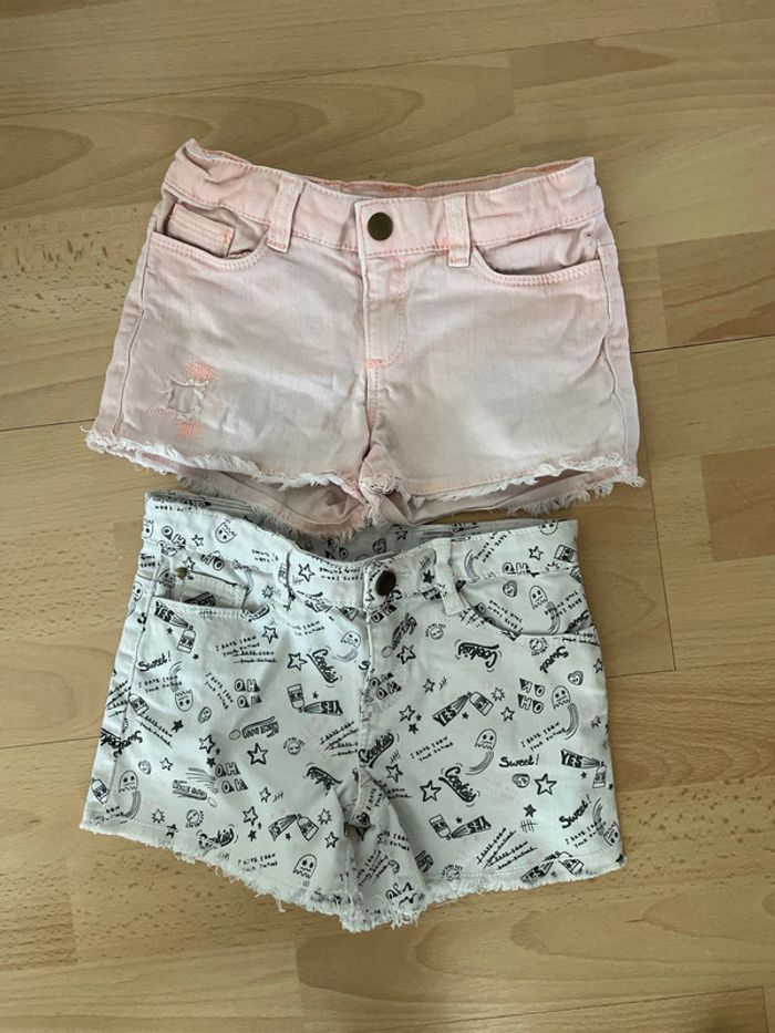 Lot 2 shorts jeans 5 ans