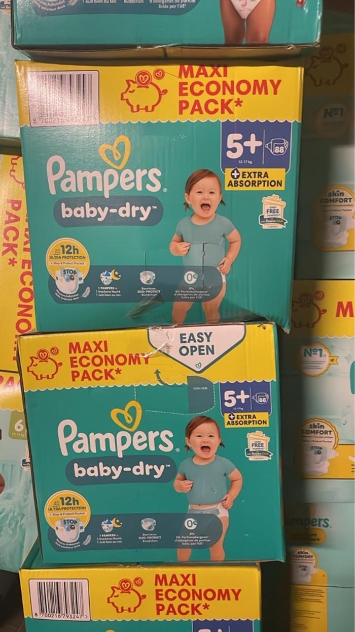 Pampers taille 5+