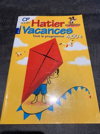 Cahier de vacances CP/CE1