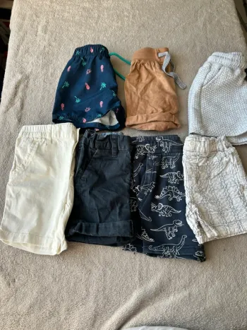 Lots de 7 short garçon 24mois