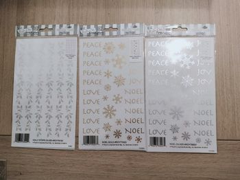 Lot de 3 transferts noel