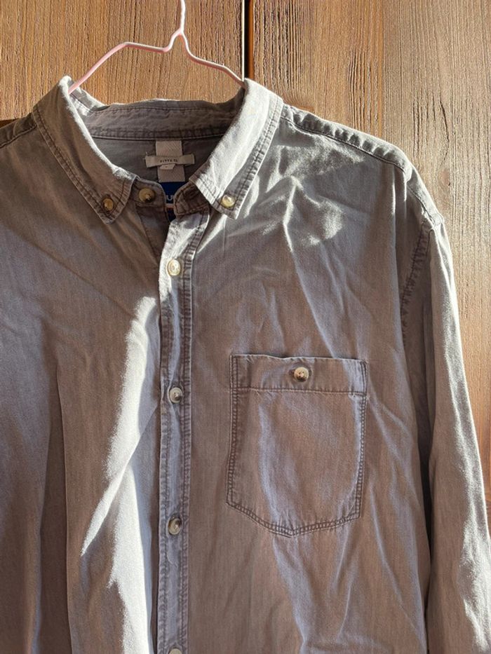 Chemise grise coupe fitted Jules - photo numéro 2