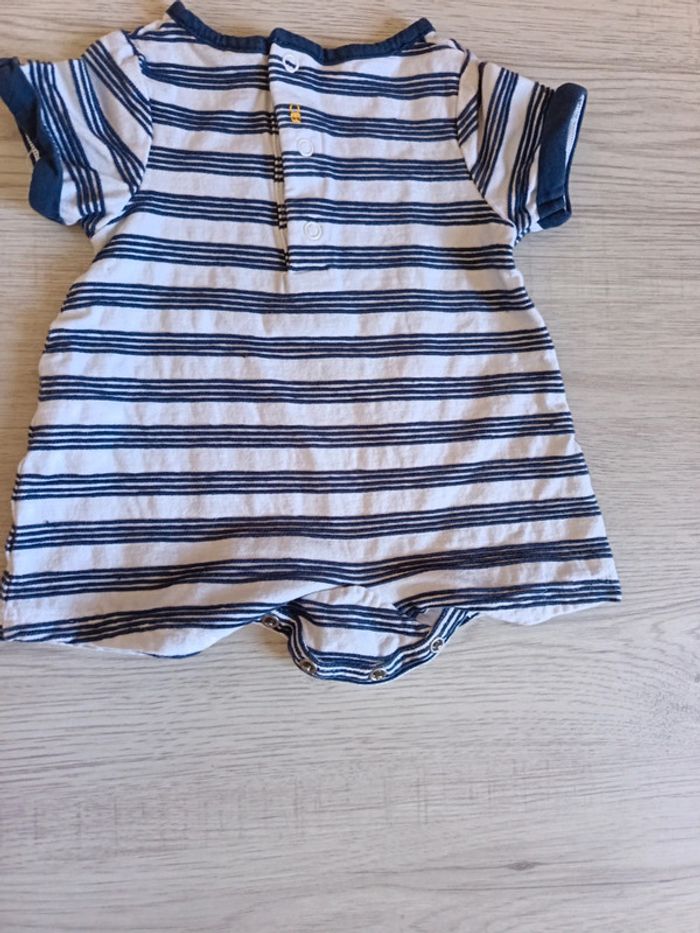 Combi short 1 mois 53 cm combishort obaibi neuve - photo numéro 9