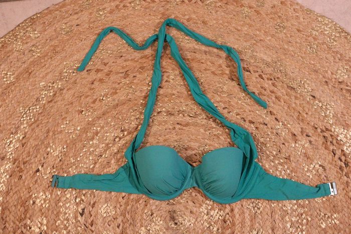 Maillot de bain Etam vert multiposition - photo numéro 2