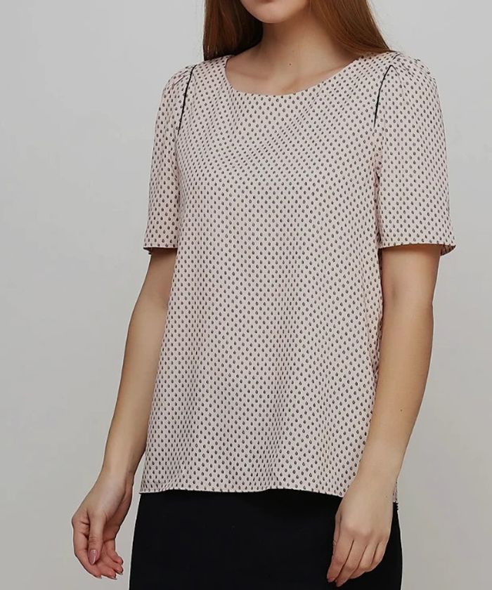 T-shirt beige imprimé noir H&M - photo numéro 6