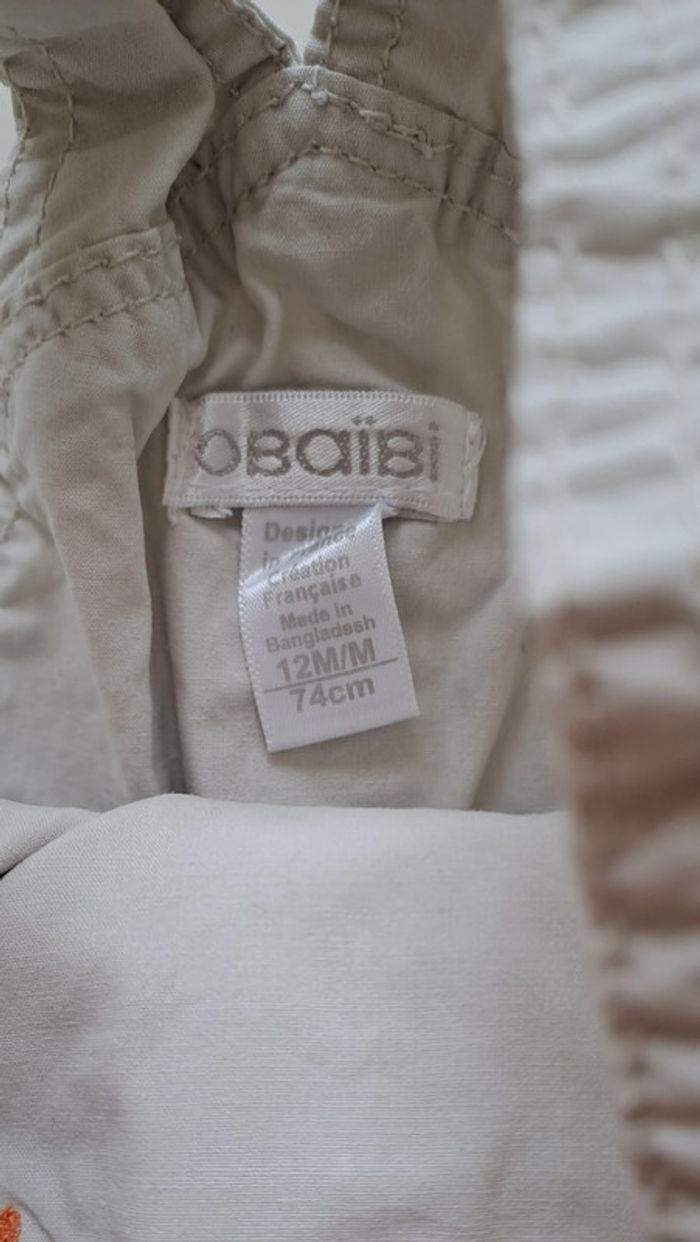 Salopette courte Obaïbi 12 mois - photo numéro 2