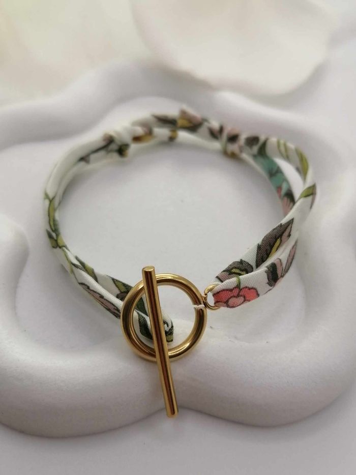 Bracelet liberty fermoir en acier inoxydable