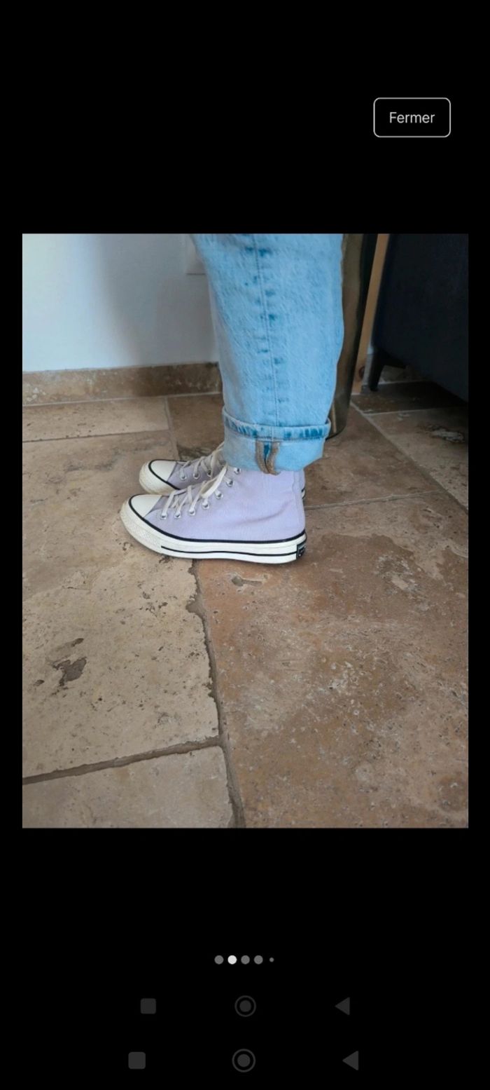 Converse violet pastel - photo numéro 2