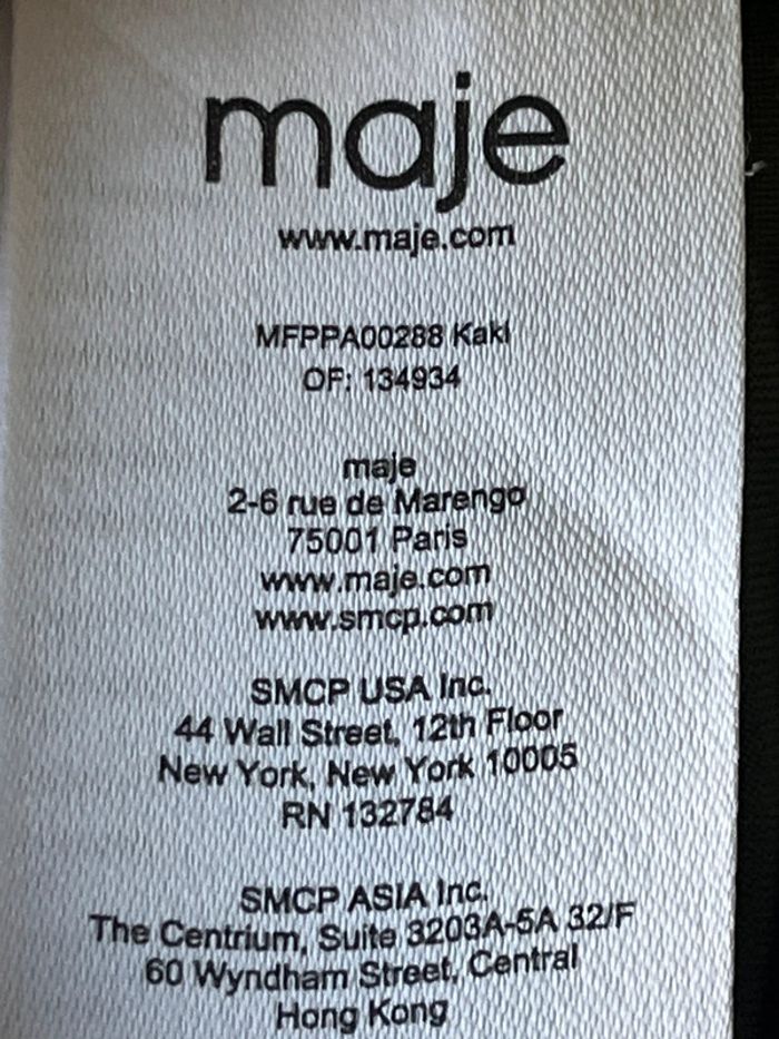 Pantalon kaki Maje L - photo numéro 4