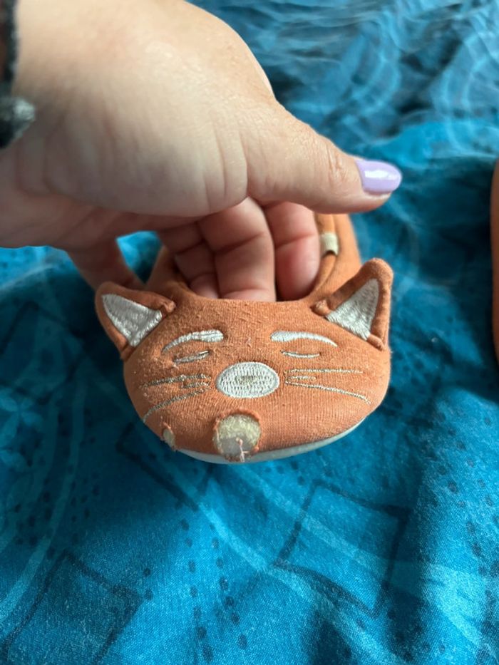 Chaussons moelleux chat - photo numéro 4