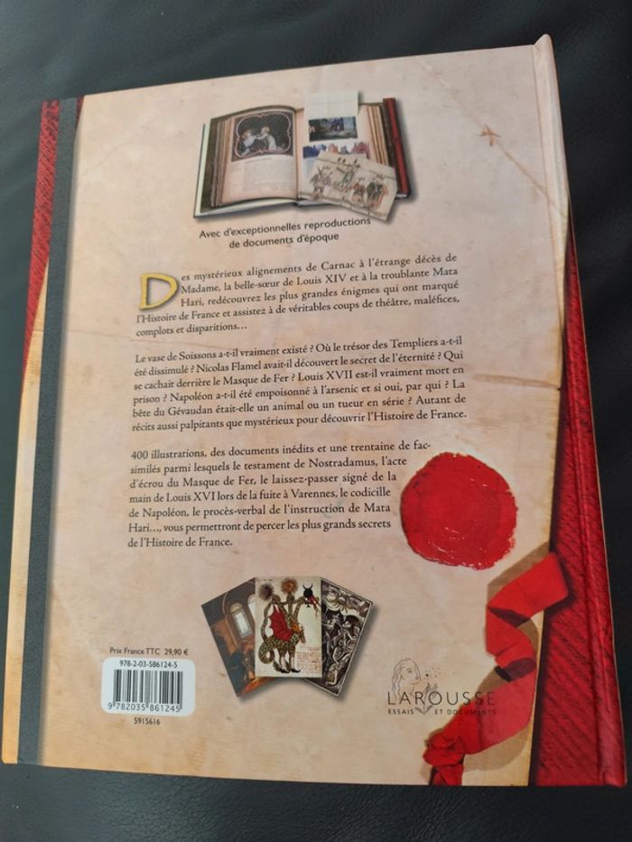 Livre les grandes énigmes de l'histoire de France - photo numéro 2