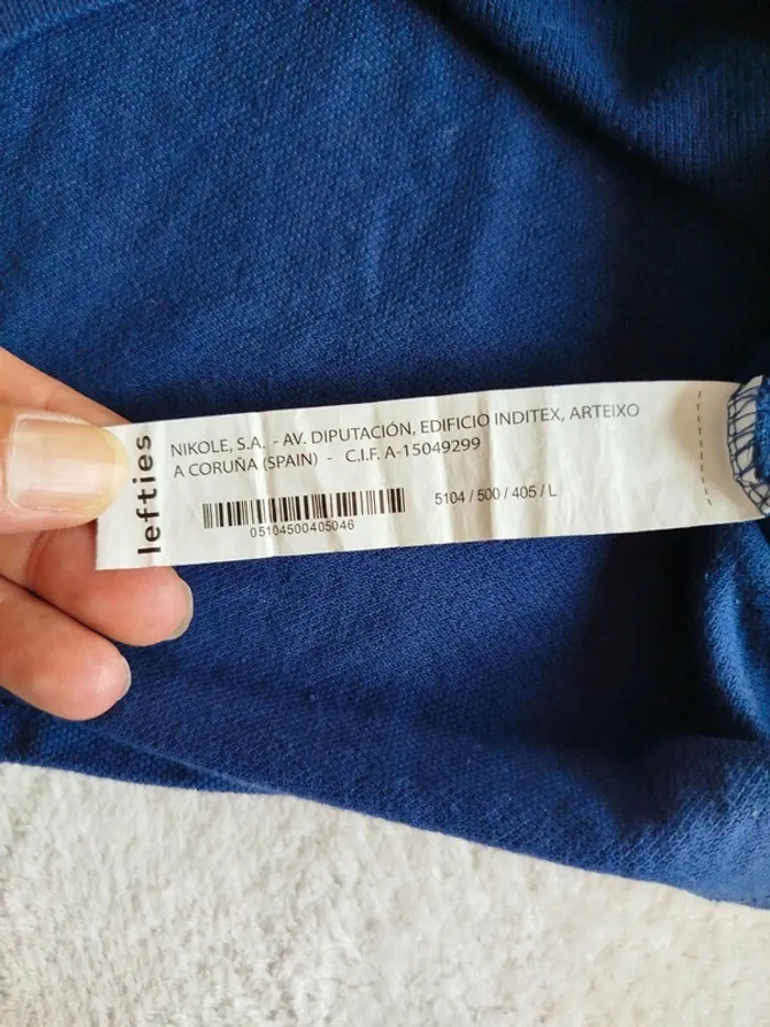Polo homme Lftman marine taille L - photo numéro 5