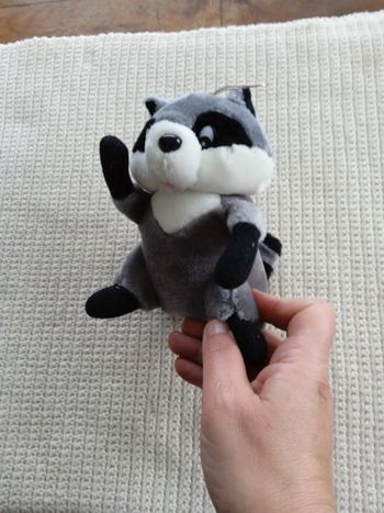 Peluche raton laveur