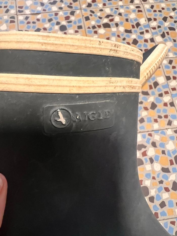 2 paires de Bottes 27 aigle et autre seules ou en lot - photo numéro 5